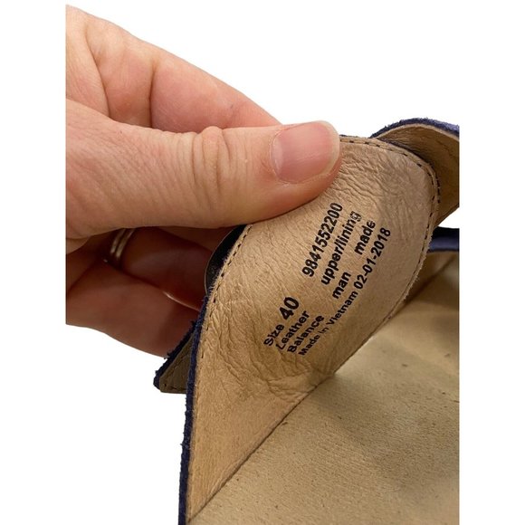 Dansko Women Sandals Sophie Shimmer Blue Platform Size 9 fits like a 8.5 - Picture 5 of 6